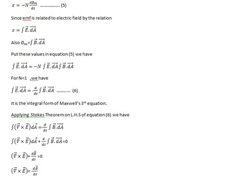 Solved State The Differential And Integral Forms Of Maxwell S