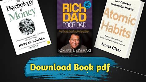 Download Book Pdf Rich Dad Poor Dad Atomic Habit And Psychology Of