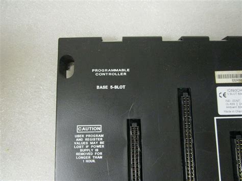 Ge Fanuc Programmable Controller Slot Base Emi Enhanced