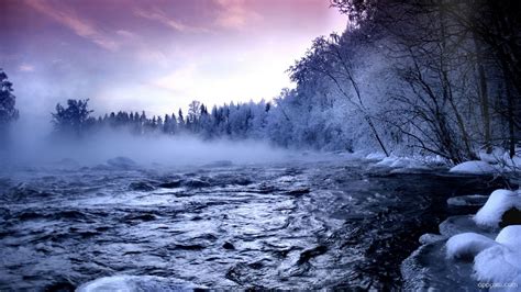 Icy Water Wallpaper download - Nature HD Wallpaper - Appraw