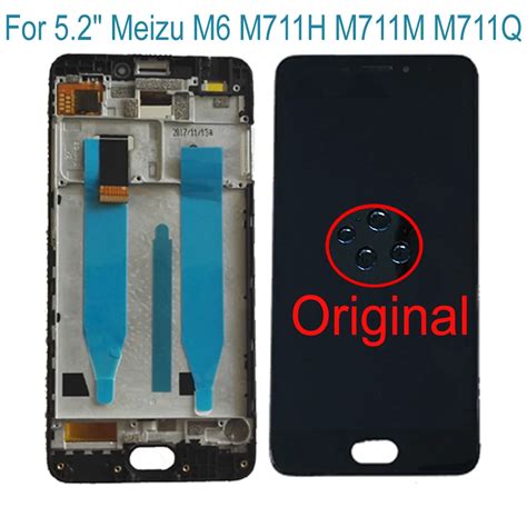 Original For 5 2 Meizu M6 M711H M711M M711Q Glass Sensor LCD Display