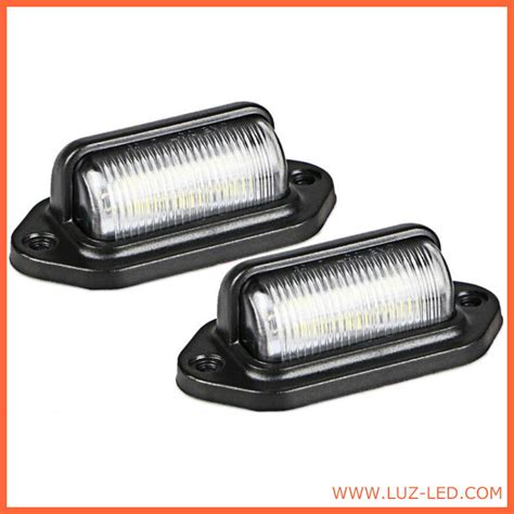 Led License Plate Light For Heavy Duty Trucks And Trailers