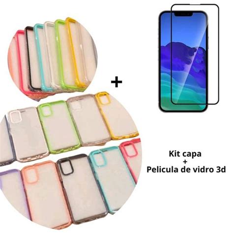 KIt Capa Space Color Compatível Positivo Infinix Hot s Película de Vidro de d db