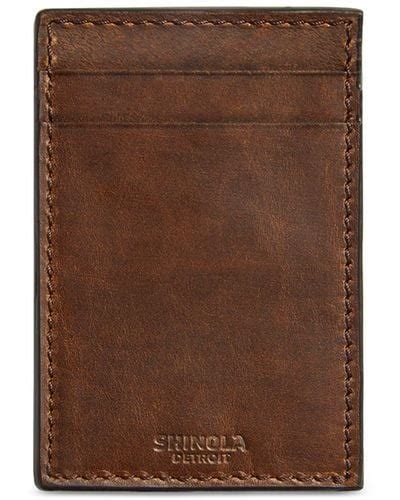 Brown Shinola Wallets and cardholders for Men | Lyst