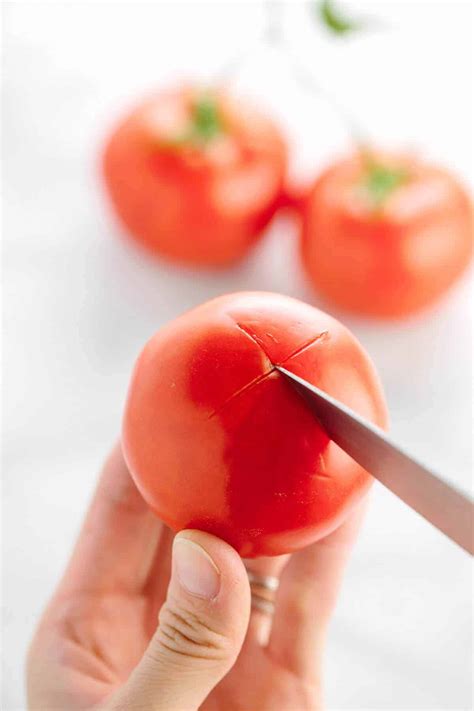 How To Peel A Tomato Using The Blanching Method Jessica Gavin