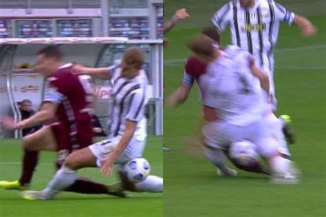 Moviola Torino Juventus Contatto Dubbio Tra De Ligt E Belotti In Area