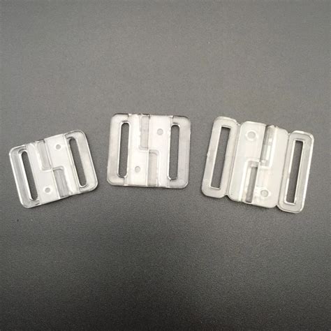 Sets Transparent Hook Snap Clasps Strap Bra Fastener Swimwear Lingerie Buckle Bathing