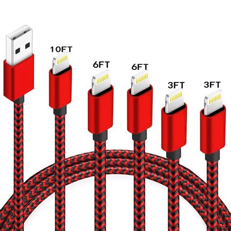 Amazon Iphone Charger Lightning Cable Mfi Certified Pack