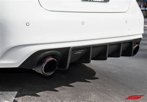 2018-2019 Infiniti Q50 Rear Diffuser - Unpainted - KB11241