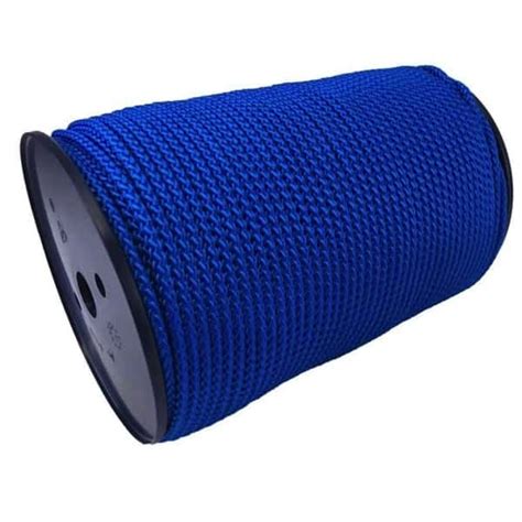 8mm Royal Blue Braided Polypropylene Bondage Rope By The Metre