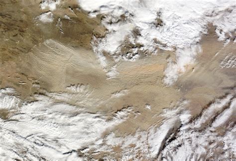 Gobi Dust Storm : Natural Hazards