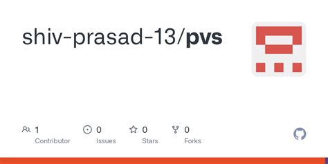 GitHub Shiv Prasad 13 Pvs