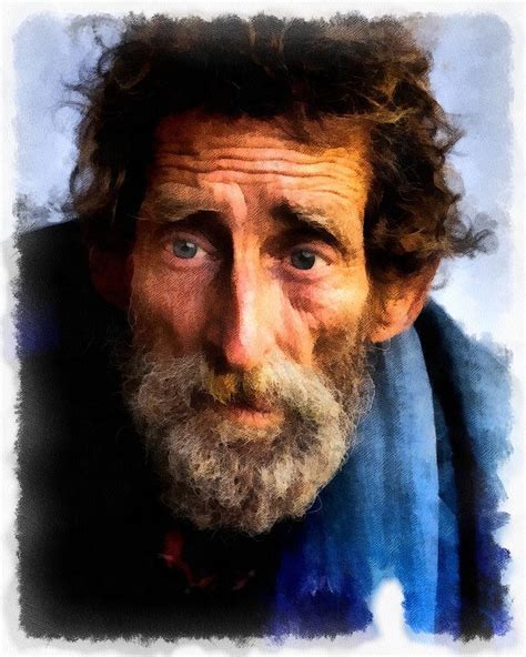 Lonely Man Painting by Ian Kydd Miller | Fine Art America