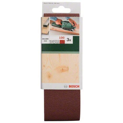 Bosch Bandes Abrasives Pour Ponceuses Bande Qualit Rouge