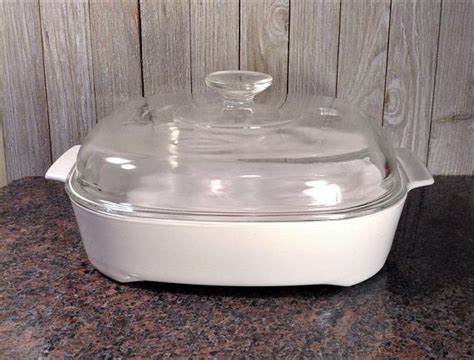 Corning Ware 10 Microwave Browning Skillet Casserole Dish W Lid