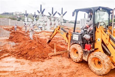 Prosseguem As Obras De Constru O Da Nova Subesta O Da Cemig Folha