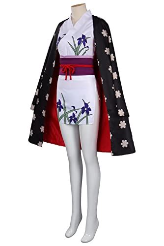 Wolyzz Nico Robin Cosplay Anime Costume Outfit Robin Kimono Ghost