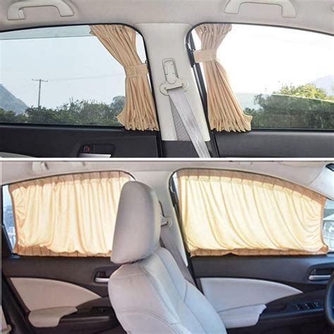 2 Piece Set Aluminum Alloy Elastic Car Side Window Car Window