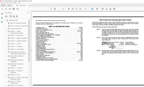 1987 1990 Jeep Sj Parts List Manual Pdf Download Heydownloads