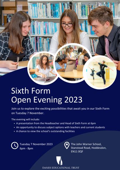 Sixth Form Open Evening Latest News The John Warner School