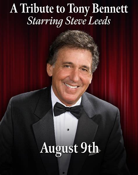 A Tribute To Tony Bennett Starring Steve Leeds Athens Theatre