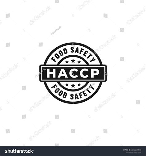 Simple Haccp Food Safety Icon Haccp Stock Vector Royalty Free 2262239579 Shutterstock