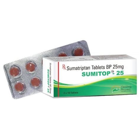 Sumatriptan Tablets Bp 25 Mg General Medicines At Best Price In Surat Corsantrum Technology