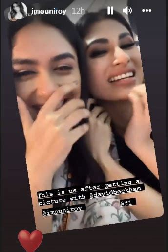 Mouni Roy Mrunal Thakur Share Pics With David Beckham Ranveer Singh Calls Him Sex God