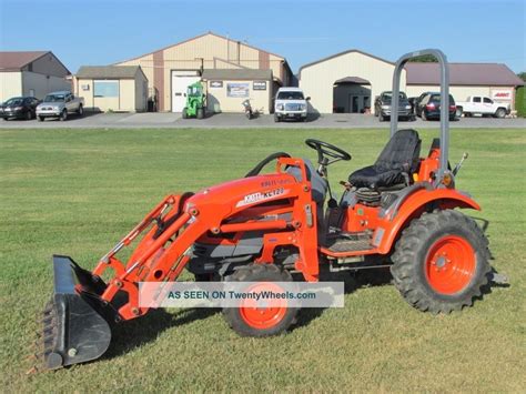 2007 Kioti Ck20s Gear Drive 4wd Loader 22 Hp Diesel Toothbar 520 Hrs