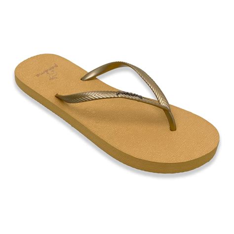 Jual Panama Slim Beige Sandal Jepit Wanita Sendal Karet Cewek Gold