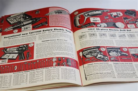 1950s Vintage Sears Craftsman Tool Catalog 50 Plus Pages Big Book