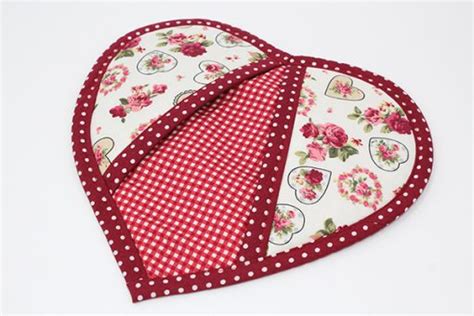 Heart Shaped Pot Holder Pattern Tutorial Overdale Fabrics