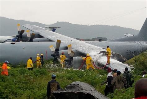 BREAKING A South African Air Force C-130 has crash landed in Goma ...