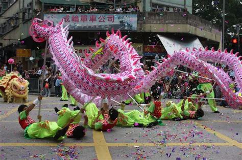 Chinese Dragon Costume Parade