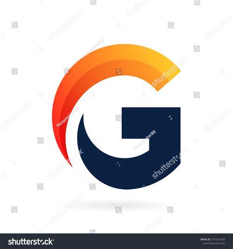 Modern Letter G Logo Icon Vector Royalty Free Stock Vector 1915267285