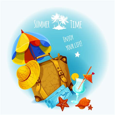 Summer Vacation Background 428130 Vector Art at Vecteezy