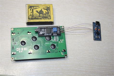 Текстовый дисплей 20х4 с I2C входом. Собираем монитор системной информации