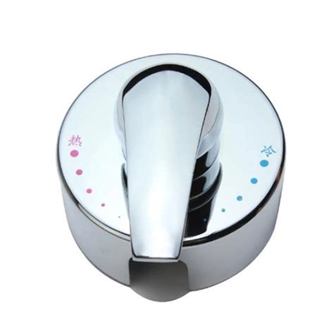 Fully Electroplated Wall Mounted Mixing Valve Electric Water Heater Mixing Valve Exposed Hot