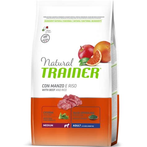 Трейнер Natural Medium Adult для собак средних пород с Говядиной и ...