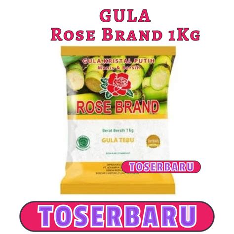 Gula Tebu Gula Pasir Rose Brand Kemasan Kg Kuning Lazada Indonesia