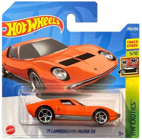 Hot Wheels Lamborghini Miura SV HW Exotics pomarańczowy Allegro pl
