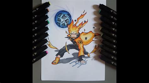 Naruto Sage Mode Rasenshuriken Drawing