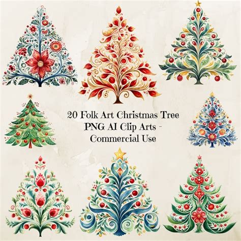Folk Art Christmas Etsy
