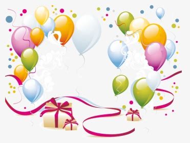 Birthday Backgrounds For Powerpoint - Happy Birthday Slide Template, HD Png Download ...