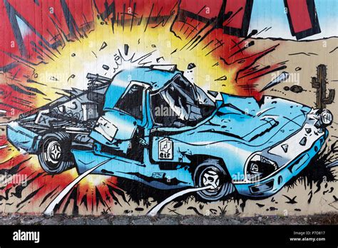 Exploding Car Crash