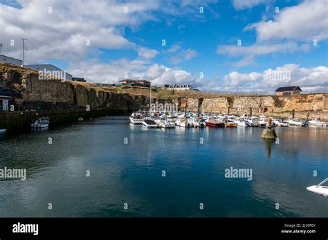 Seaham Harbour Marina Stock Photo Alamy