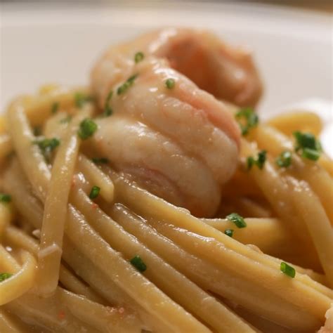 Linguine Alla Crema Di Scampi Al Ta Cucina