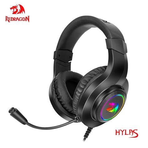 Fone Headset Gamer Redragon Hylas H260 Preto 35mm Rgb Shopee Brasil