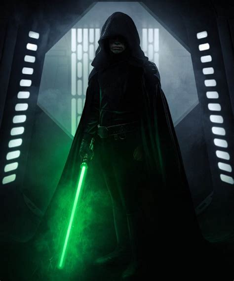 Lightsaber luke skywalker green