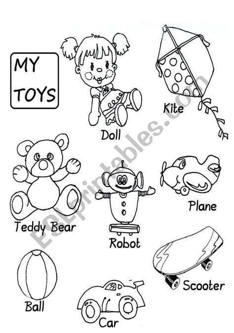 Toys Esl Worksheet By Aprilzoom